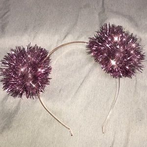 Pink Pom Pom head band💕